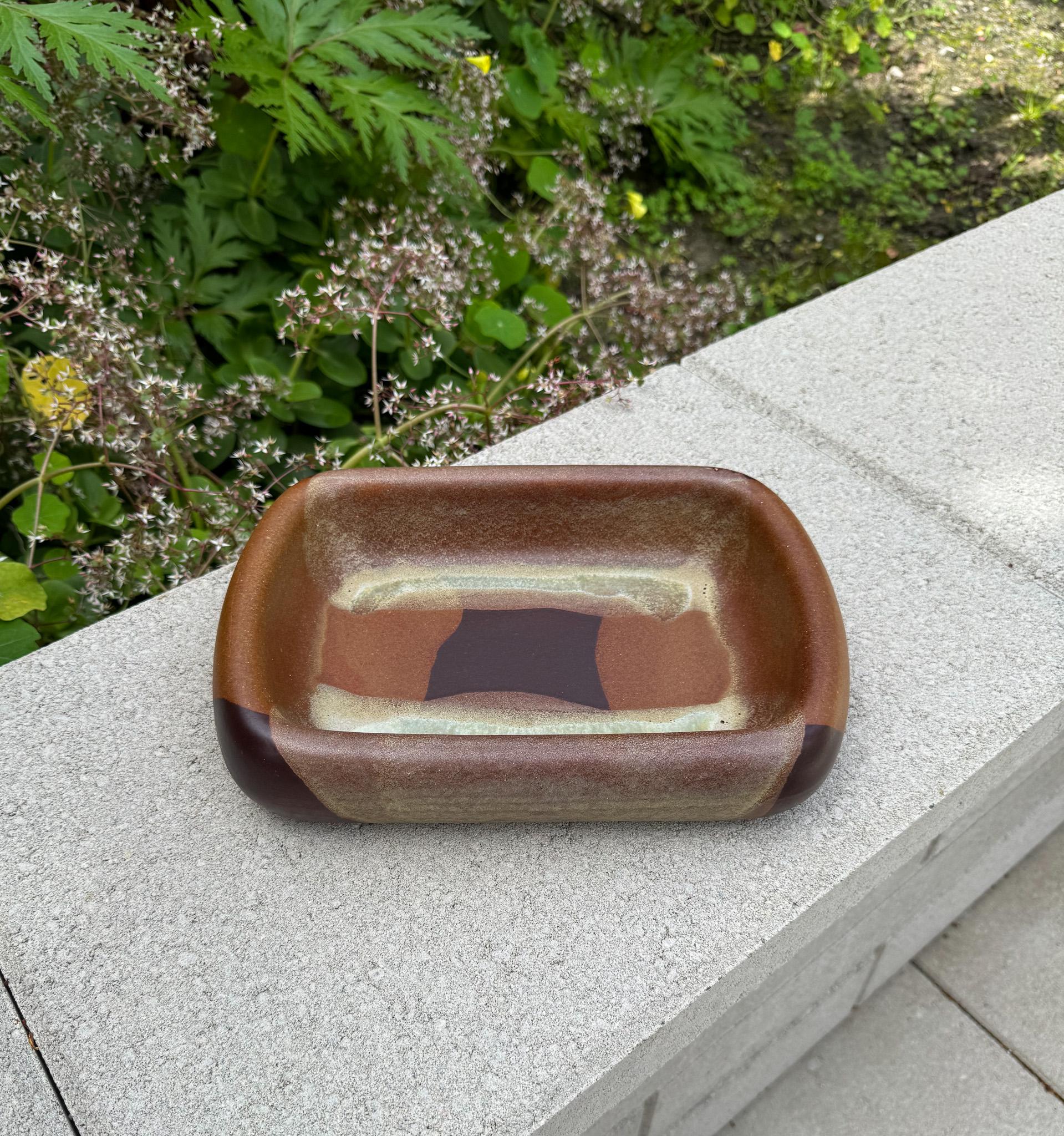 Céramique Bol attrape-tout rectangulaire en céramique italienne Raymor, Italie, vers 1960 en vente