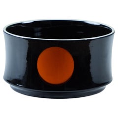 Jardinière ronde noire Raymor Italy