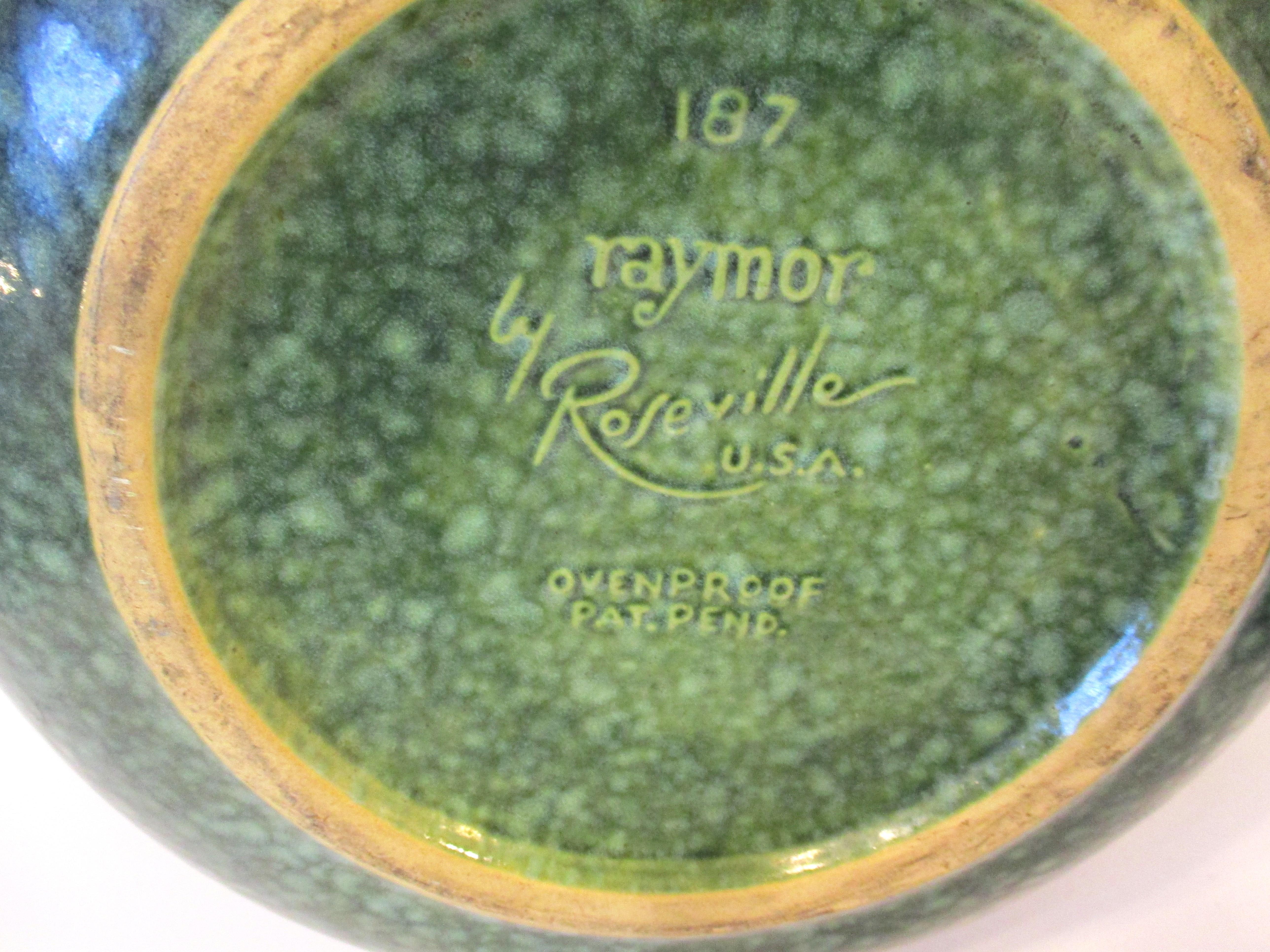 Raymor / Roseville Froschhaut-Keramik-Terrine aus Keramik  im Angebot 2