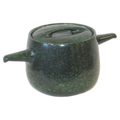 Soupière en peau de grenouille Raymor / Roseville de Ben Seibel
