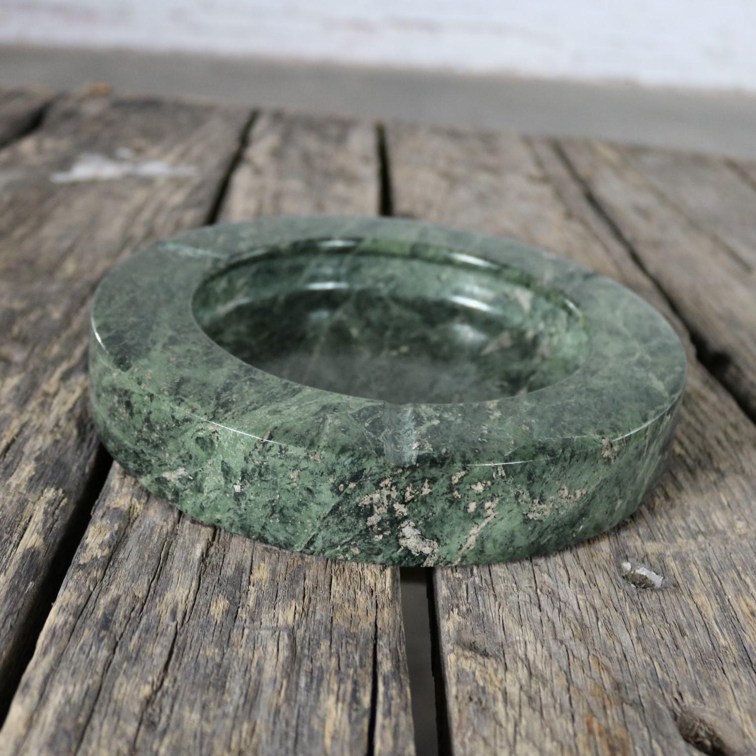 vintage marble ashtray