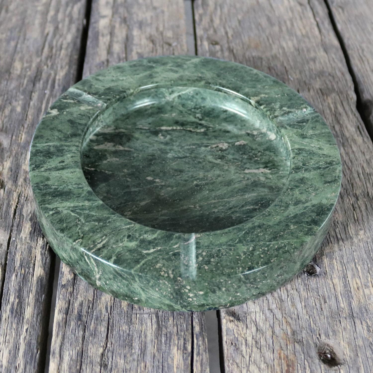 large marble ashtray