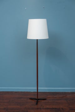 Raymor Sculpted Teak and Iron Floor lamp, Italy