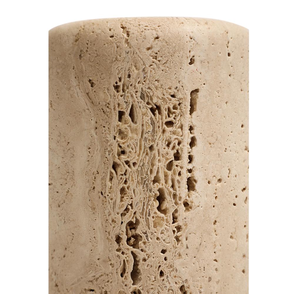 Raymor Travertine Vase, Signed For Sale 3