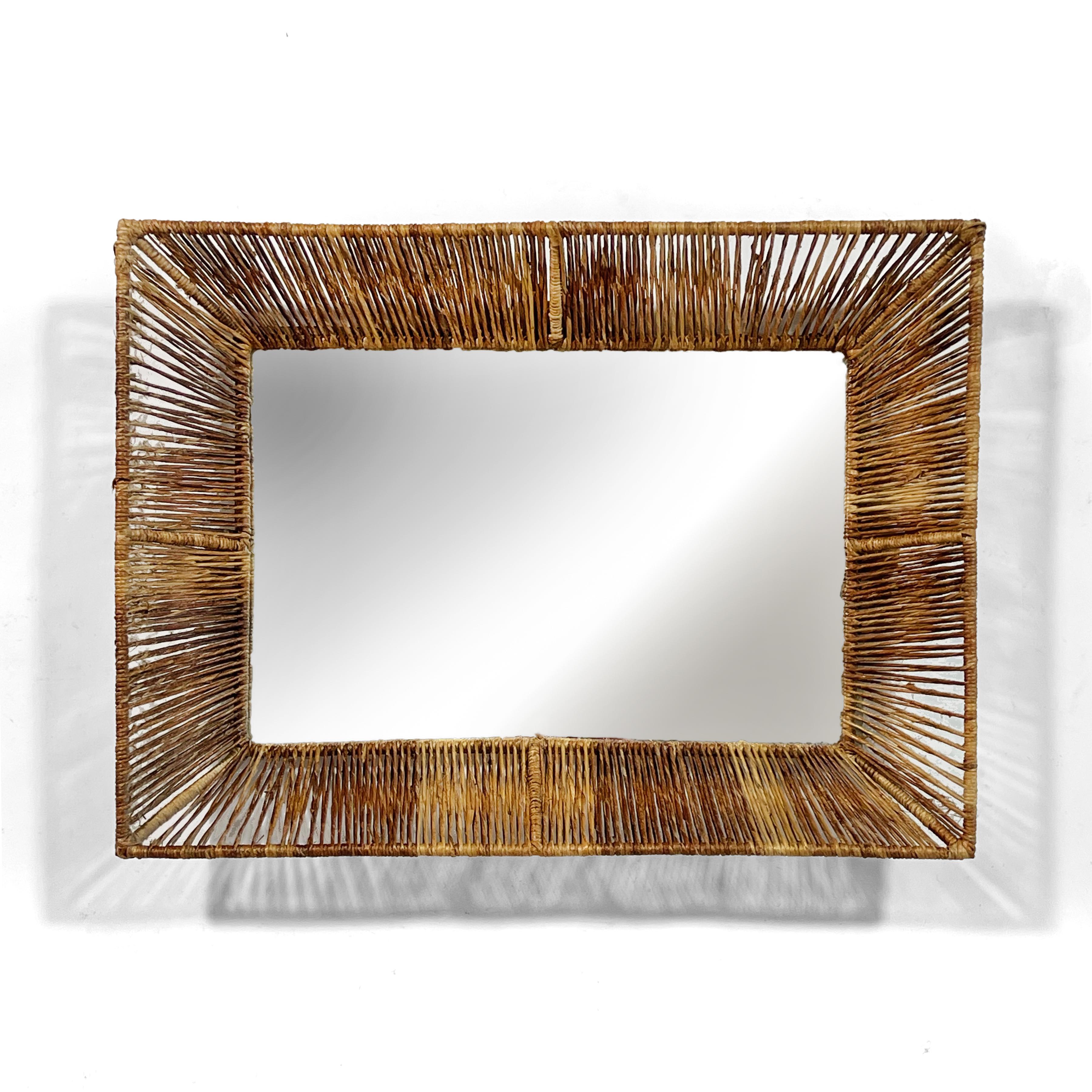Raymor Wall Mirror attributed to Arthur Umanoff In Good Condition For Sale In Highland, IN