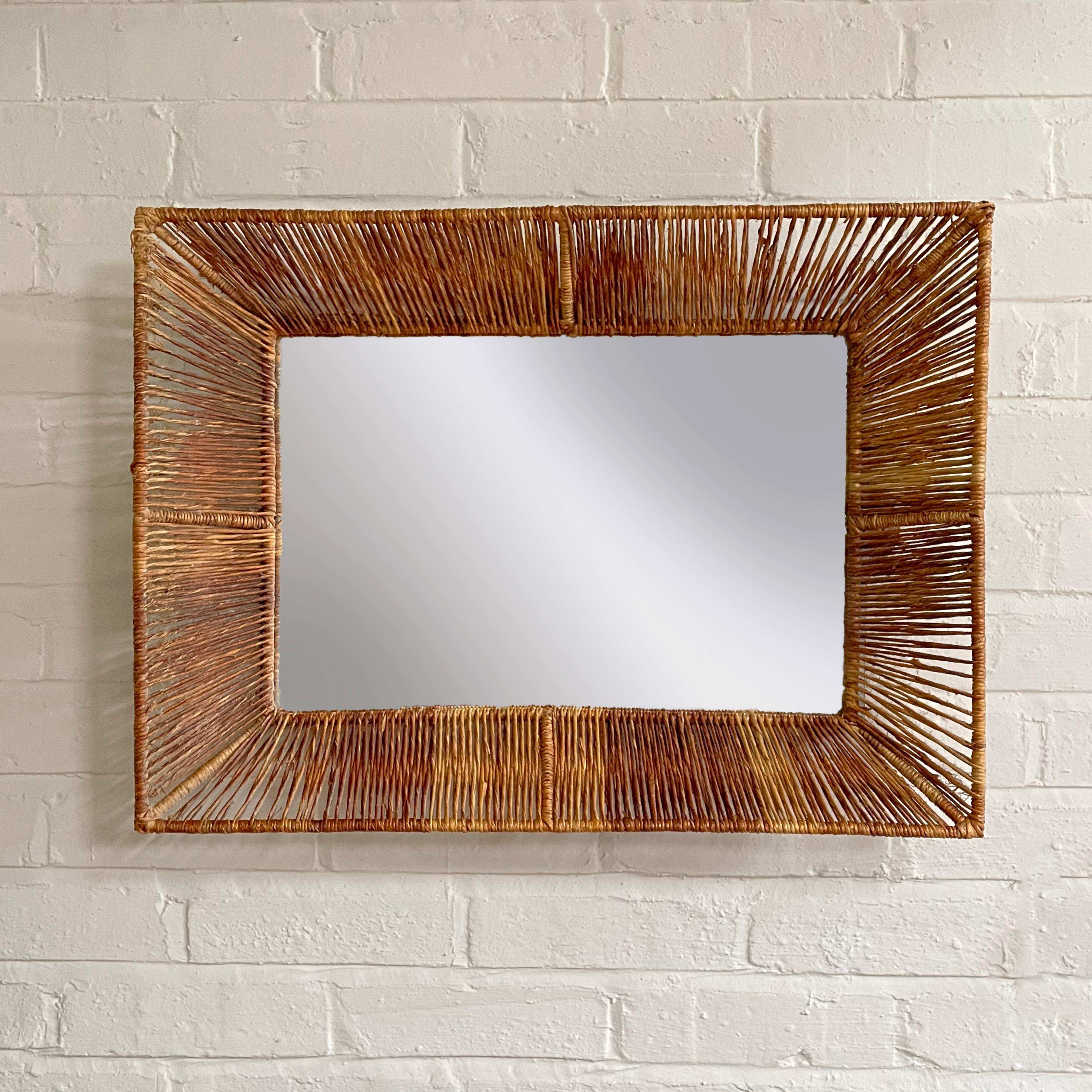 Mid-20th Century Raymor Wall Mirror attributed to Arthur Umanoff For Sale