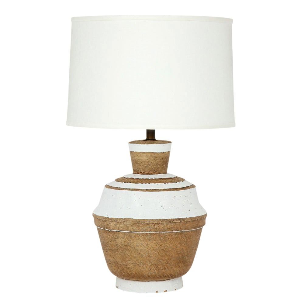 Zaccagnini Lamp, Ceramic Dimpled Matte Chrome, Signed For Sale at 1stdibs