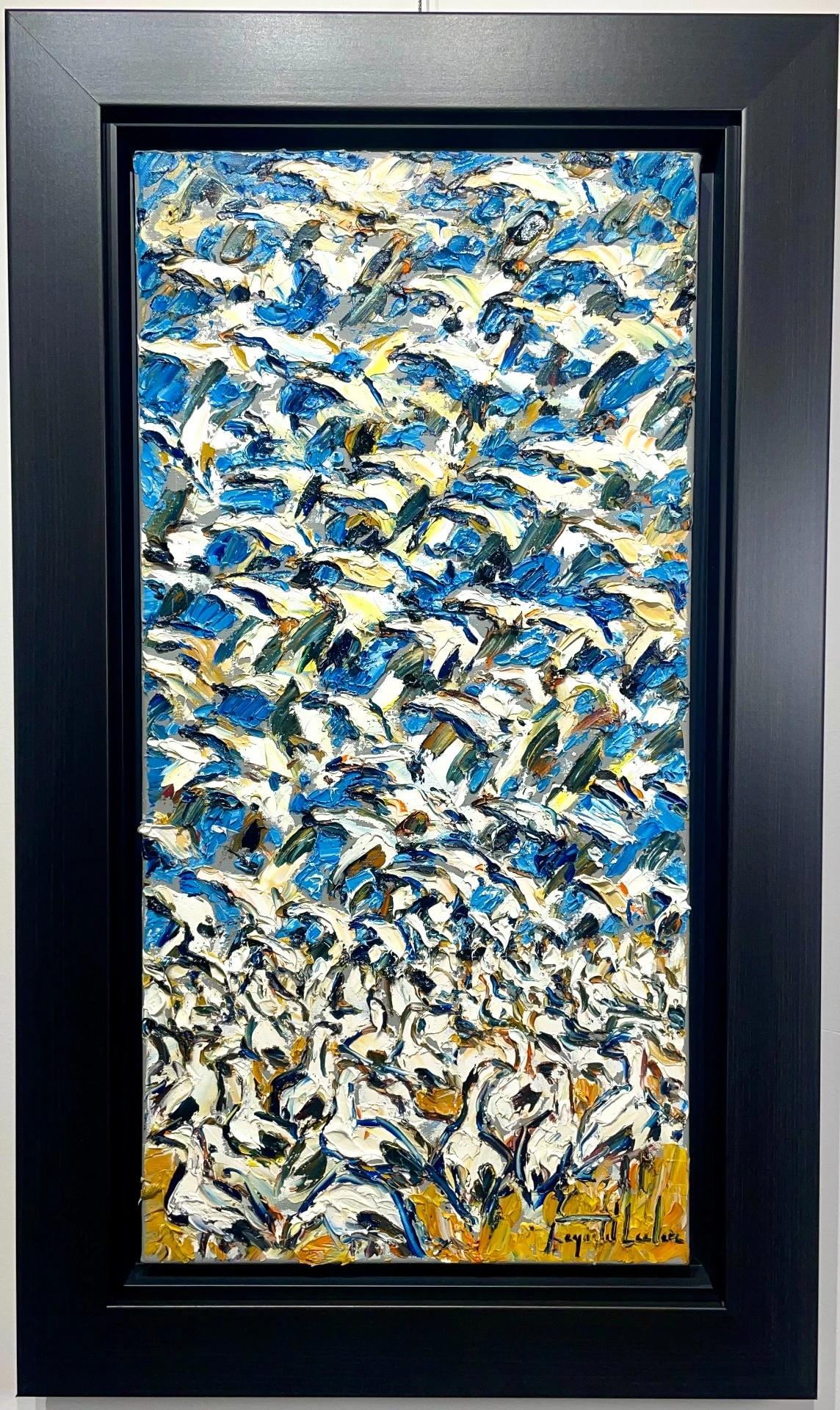 Envolée les Oies - Painting by Raynald Leclerc