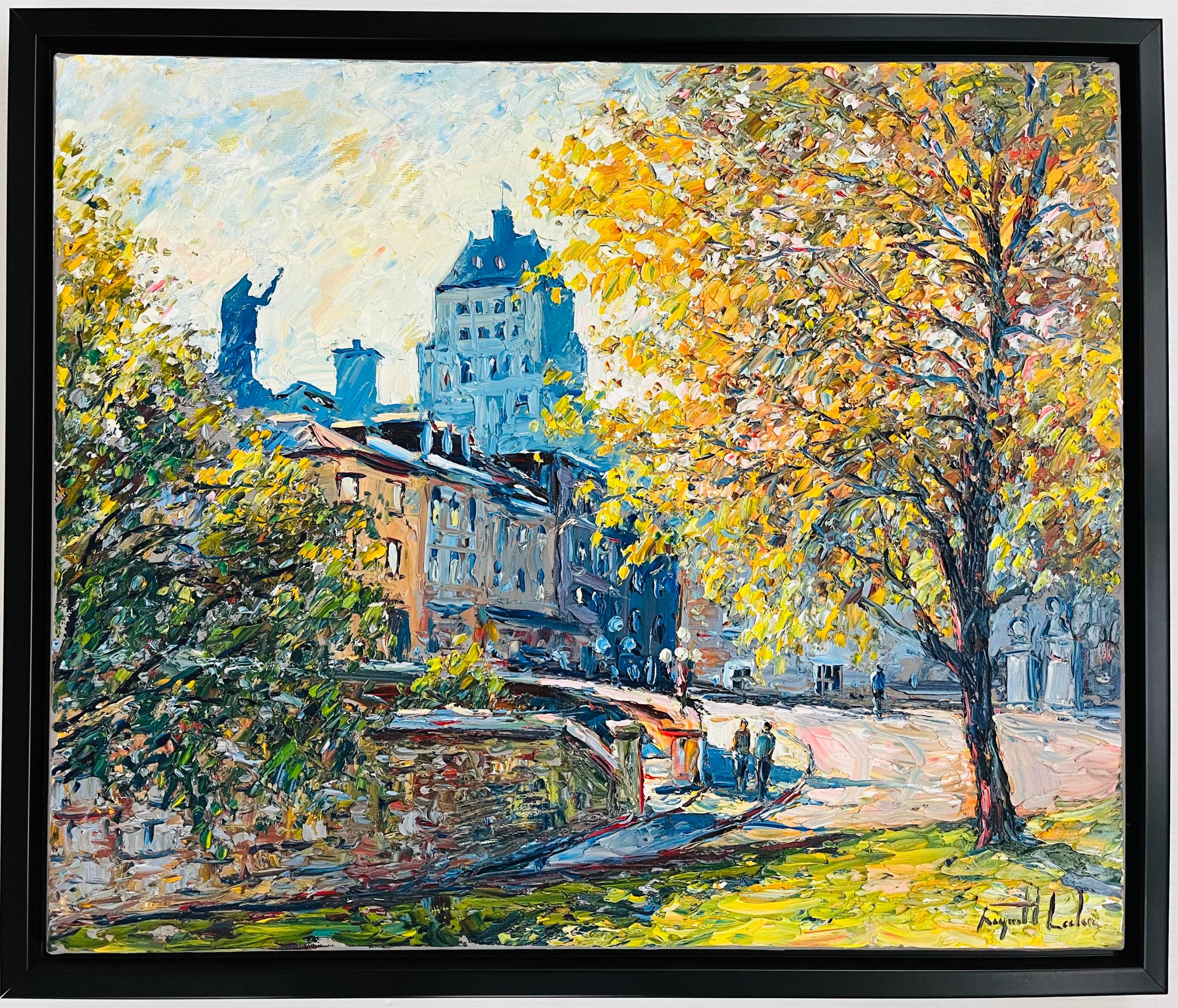 Parc Montmorency, Quebec - Painting by Raynald Leclerc