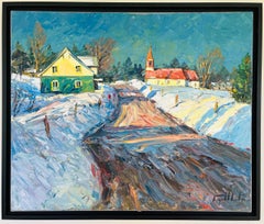 Premier dégel de mars, Charlevoix, Quebec