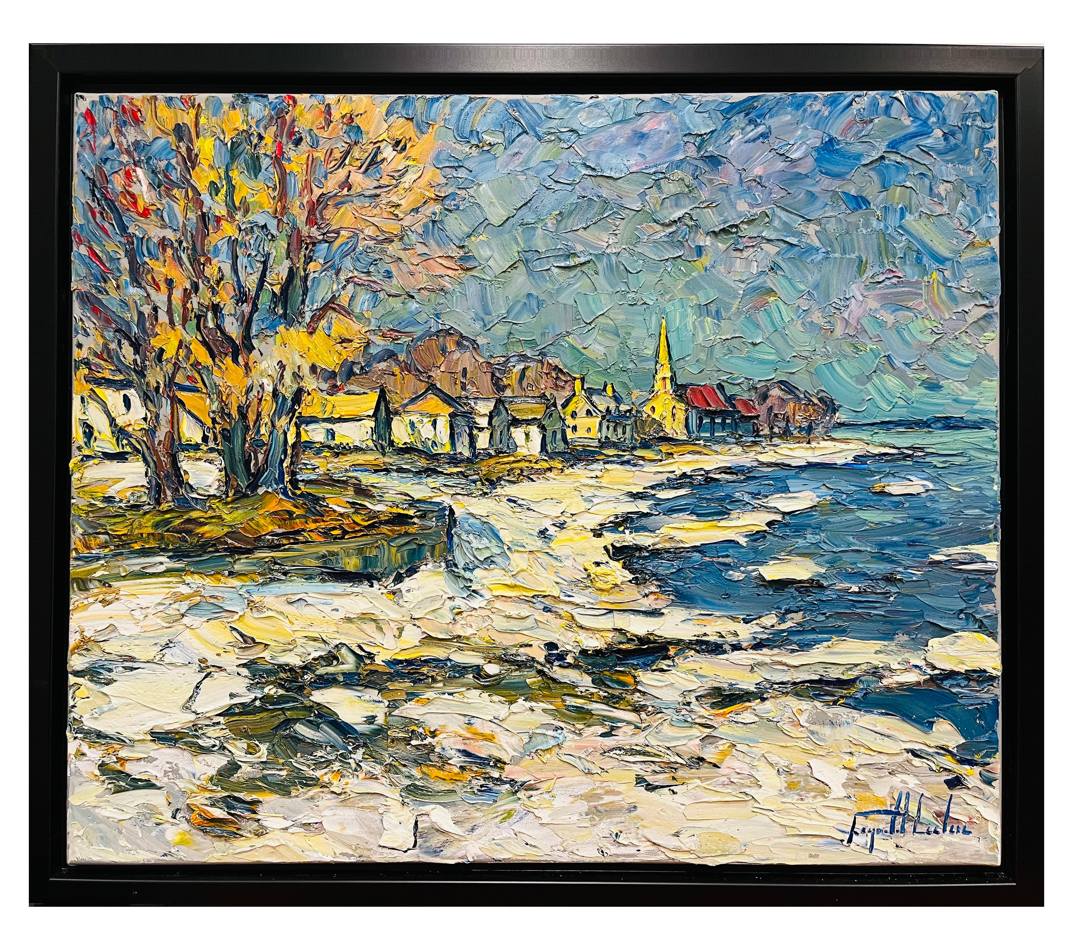 Saint-Jean-de-l'Île-d'Orléans, Quebec – Painting von Raynald Leclerc