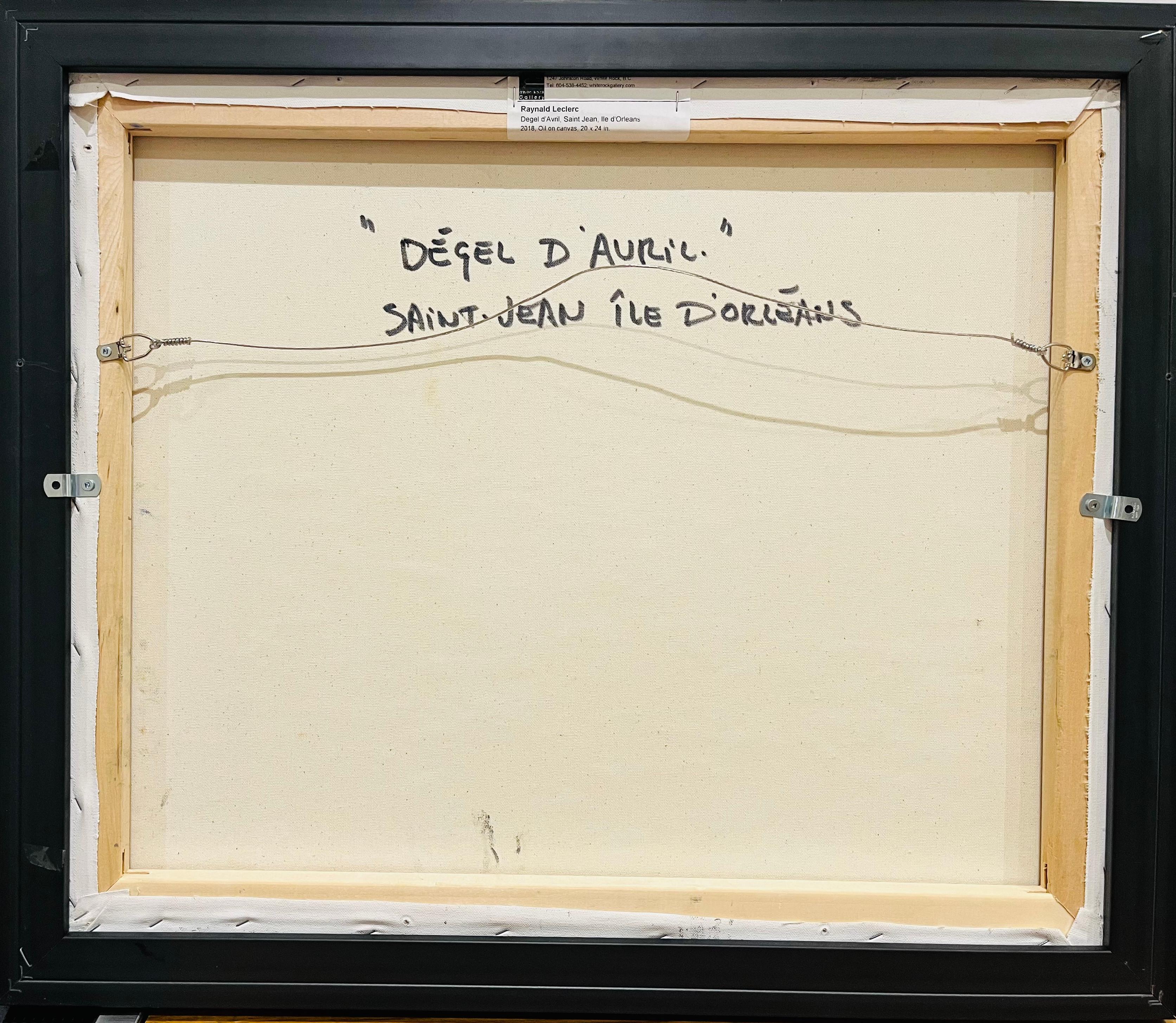 Saint-Jean-de-l'Île-d'Orléans, Quebec (Braun), Landscape Painting, von Raynald Leclerc