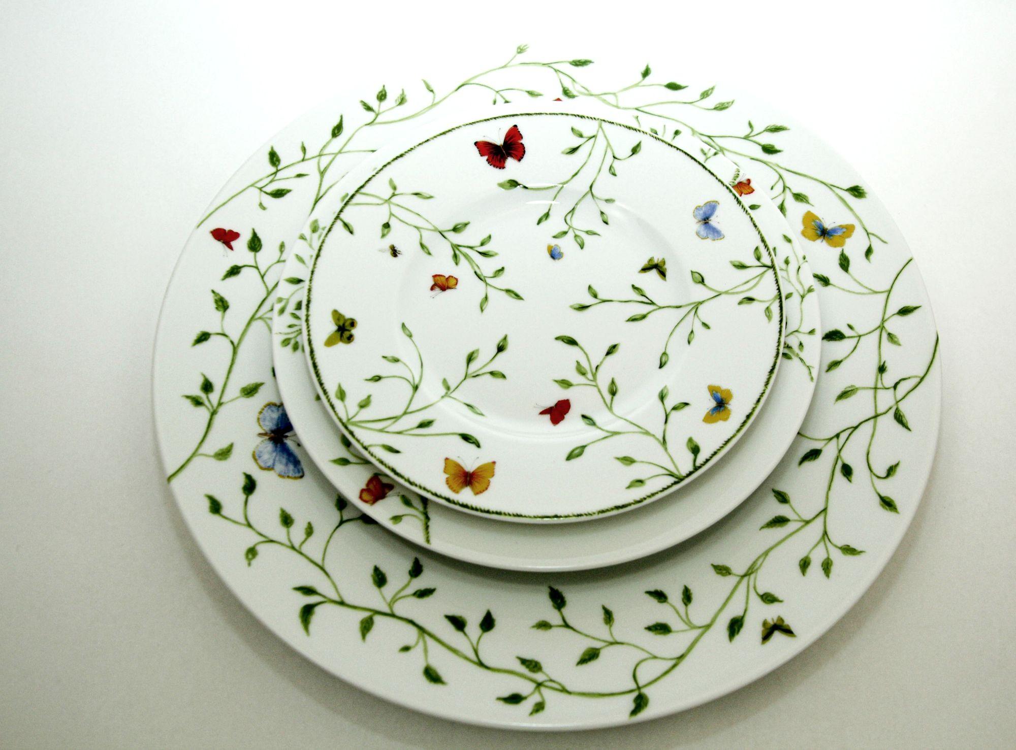 Juego de porcelana Raynaud Limoges Francia Histoire Naturelle Diseño de Pamela Baldwin en venta 13