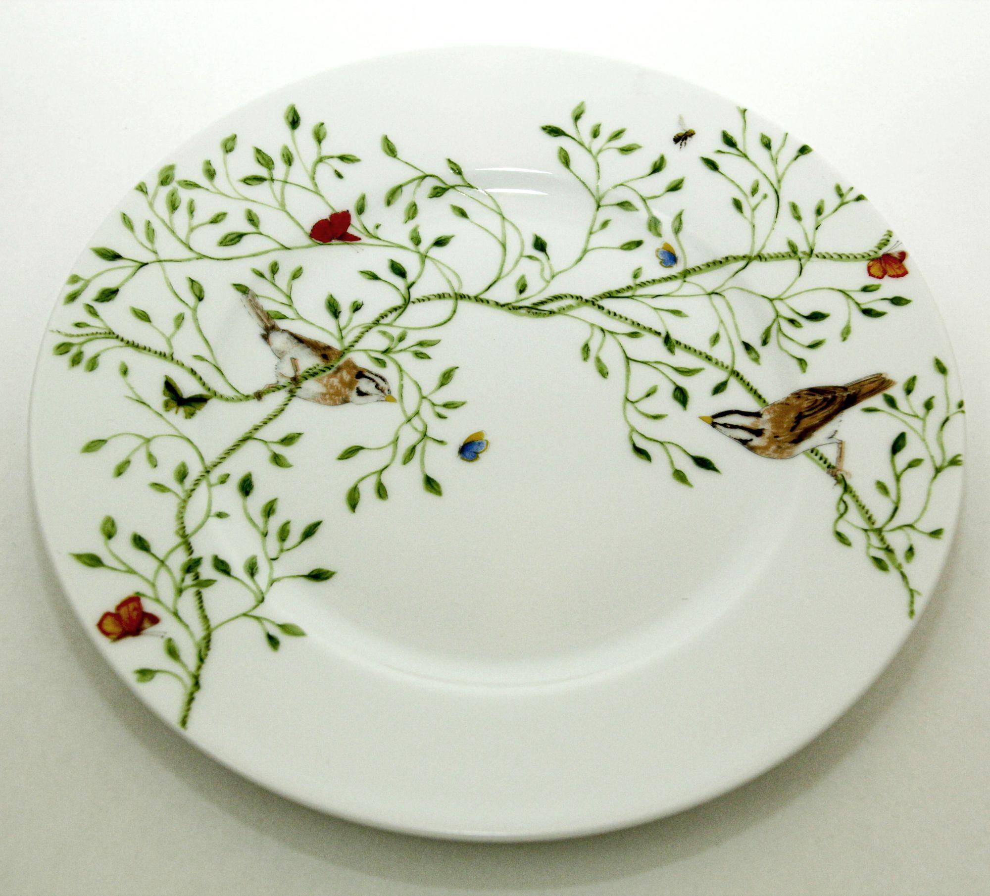 Juego de porcelana Raynaud Limoges Francia Histoire Naturelle Diseño de Pamela Baldwin en venta 3