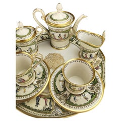 RAYNAUD Limoges - "Palais Royal" - Juego de café/té /"Déjeuner tête à tête"
