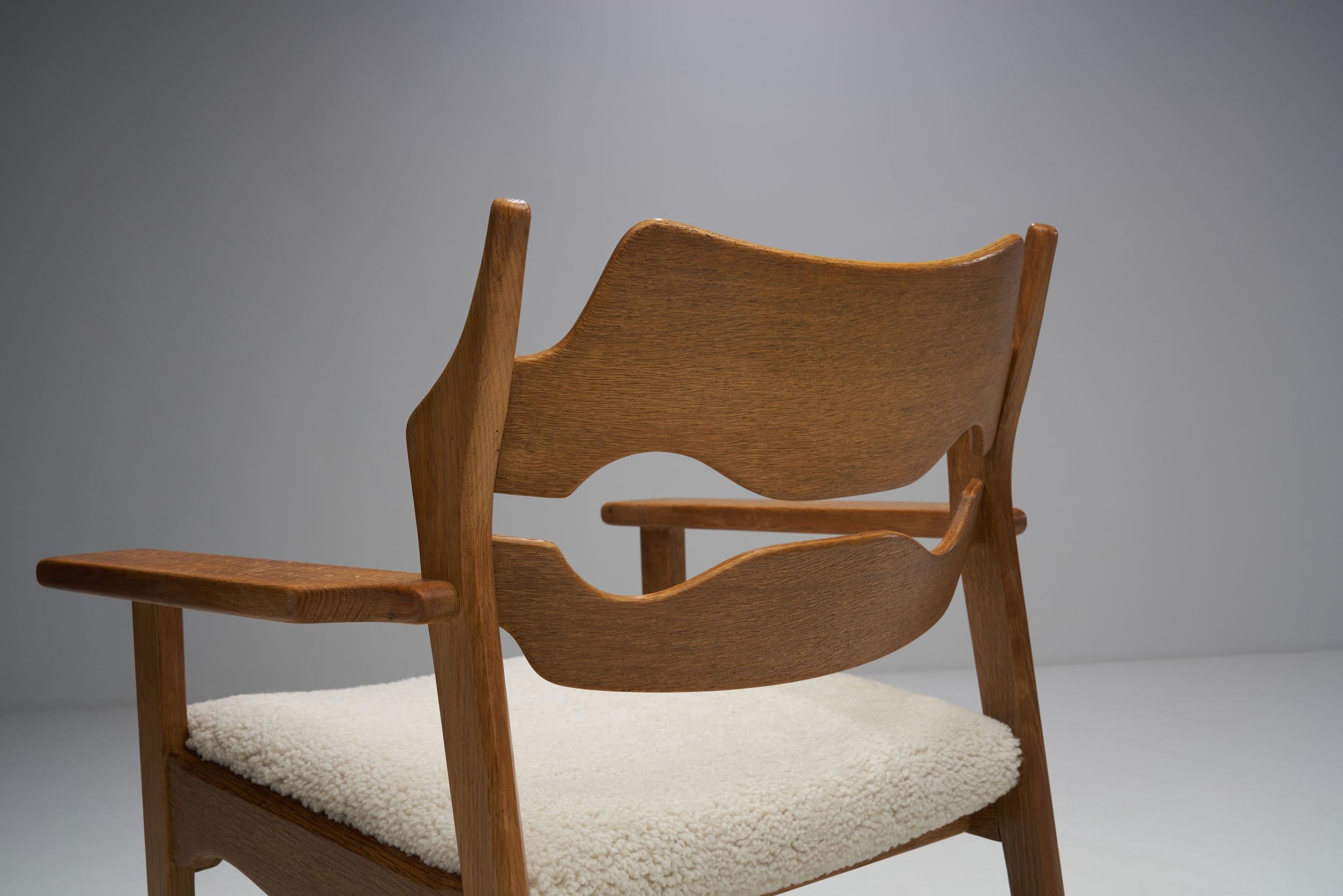 “Razor Blade” Armchair by Henning Kjærnulf for EG Kvalitetsmöbel, Denmark, 1960s 1