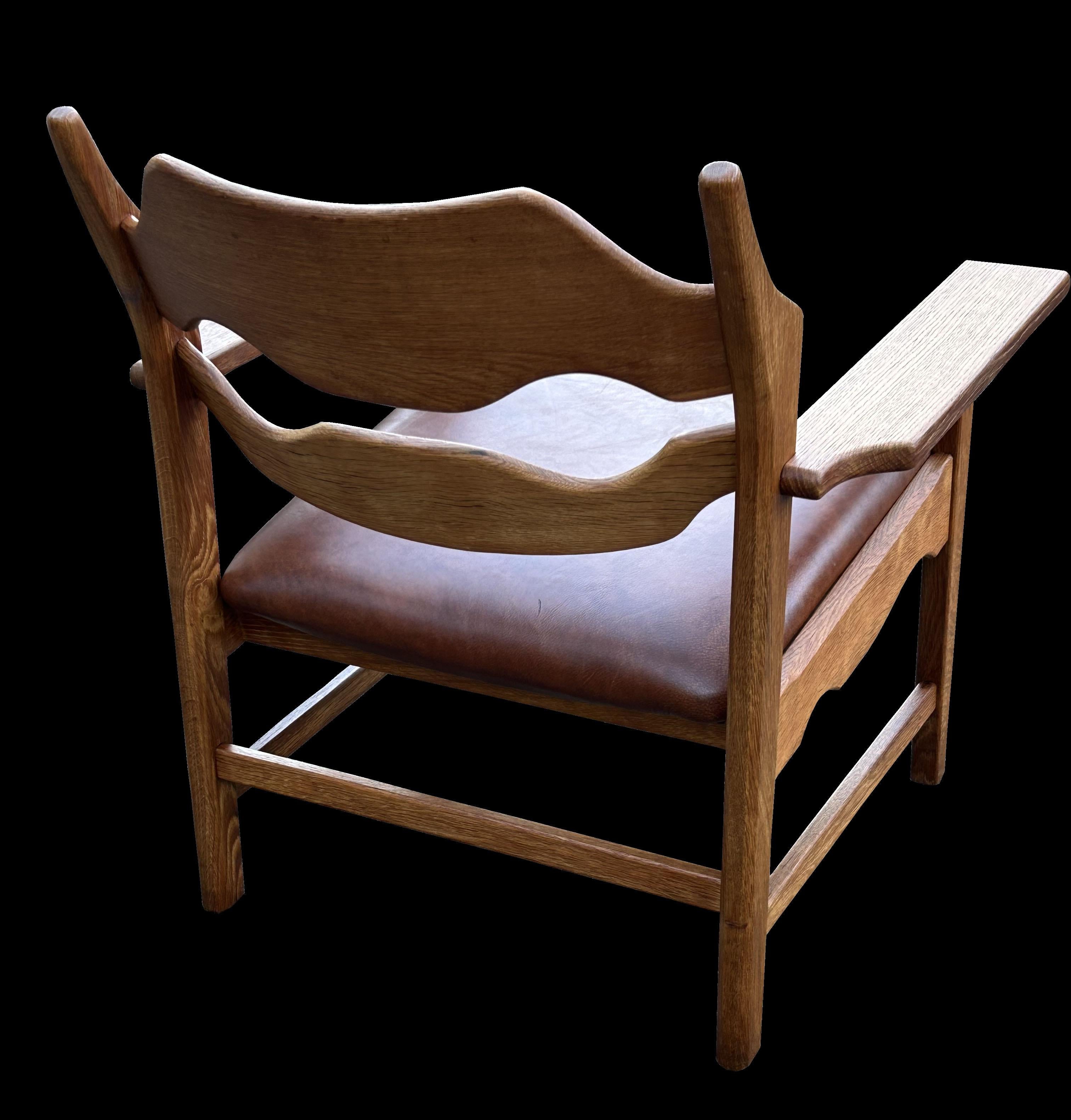 Danish Razor Lounge Chair by Henning Kjaernulf For Sale