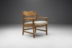 “Razorblade” Armchair by Henning Kjaernulf for EG Kvalitetsmobel, Denmark, 1960s