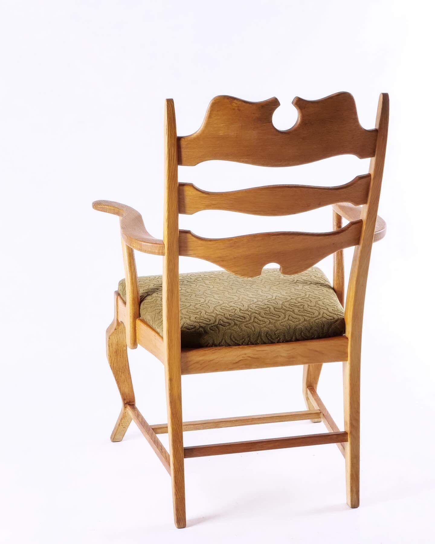 Razorblade Sessel aus Eiche von Henning Kjærnulf  im Zustand „Gut“ im Angebot in Portland, OR