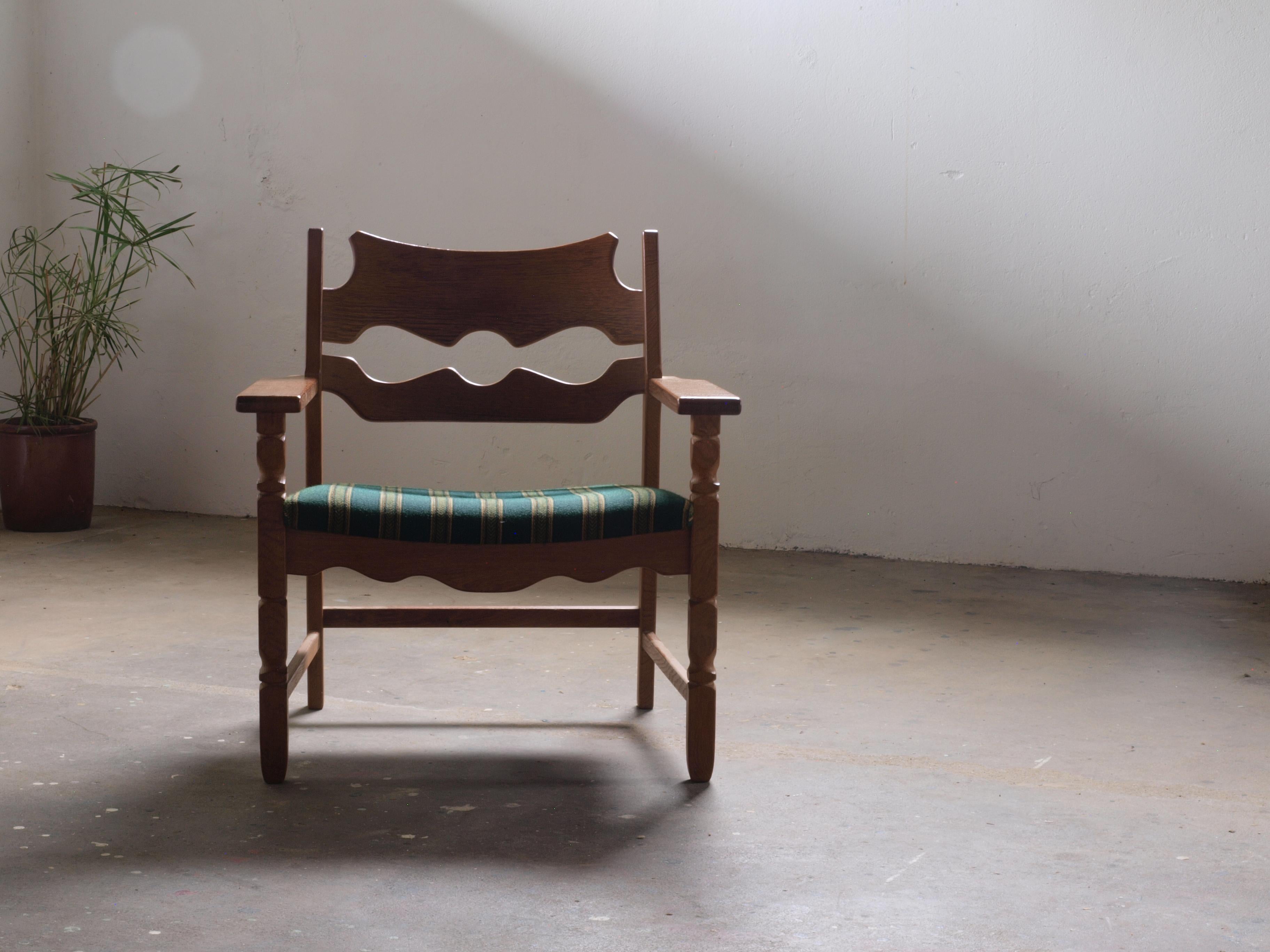 Razorblade Dänischer Brutalistischer Loungesessel Henning Kjærnulf, 1960er Jahre Dänisch im Angebot 6