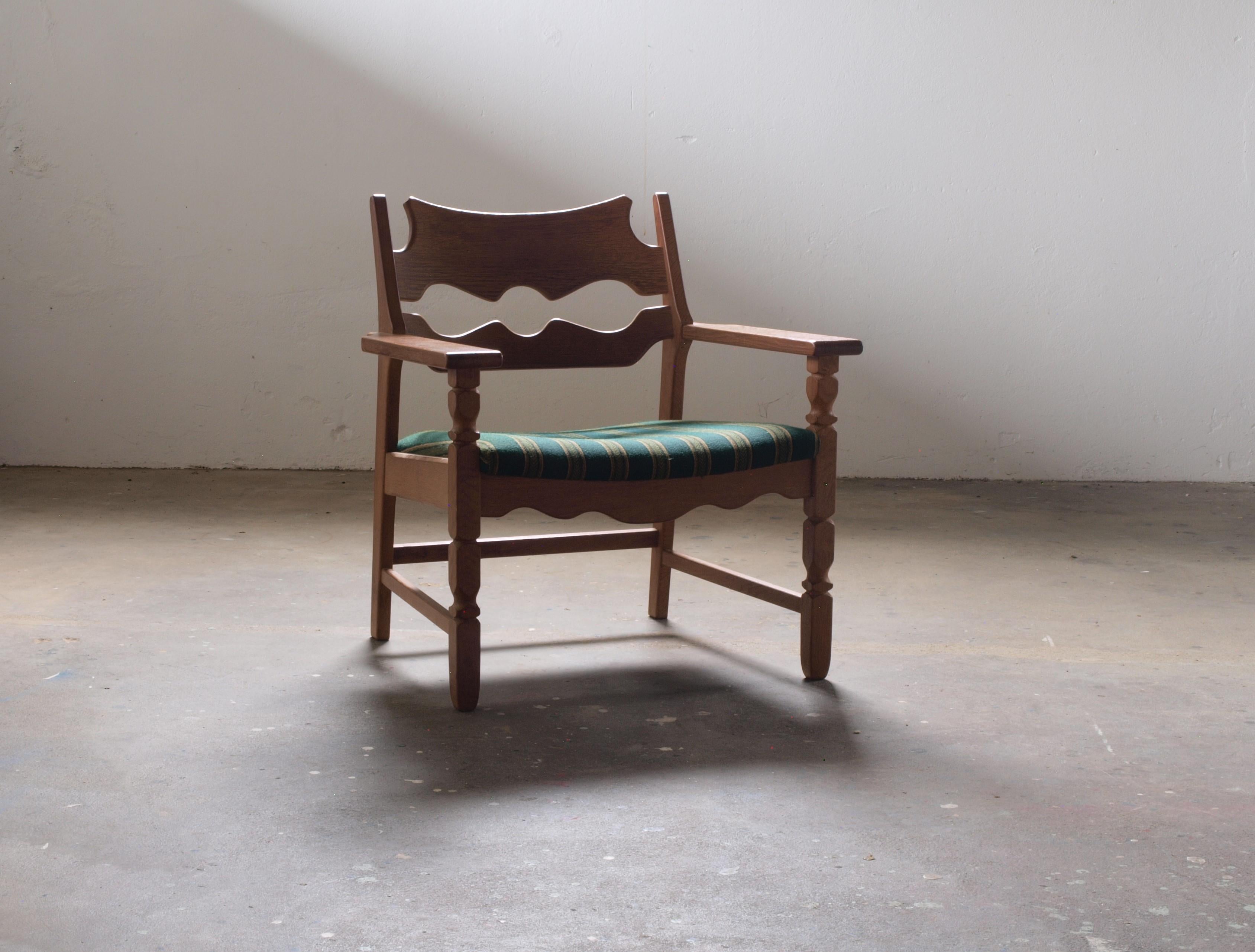 Razorblade Dänischer Brutalistischer Loungesessel Henning Kjærnulf, 1960er Jahre Dänisch im Angebot 7