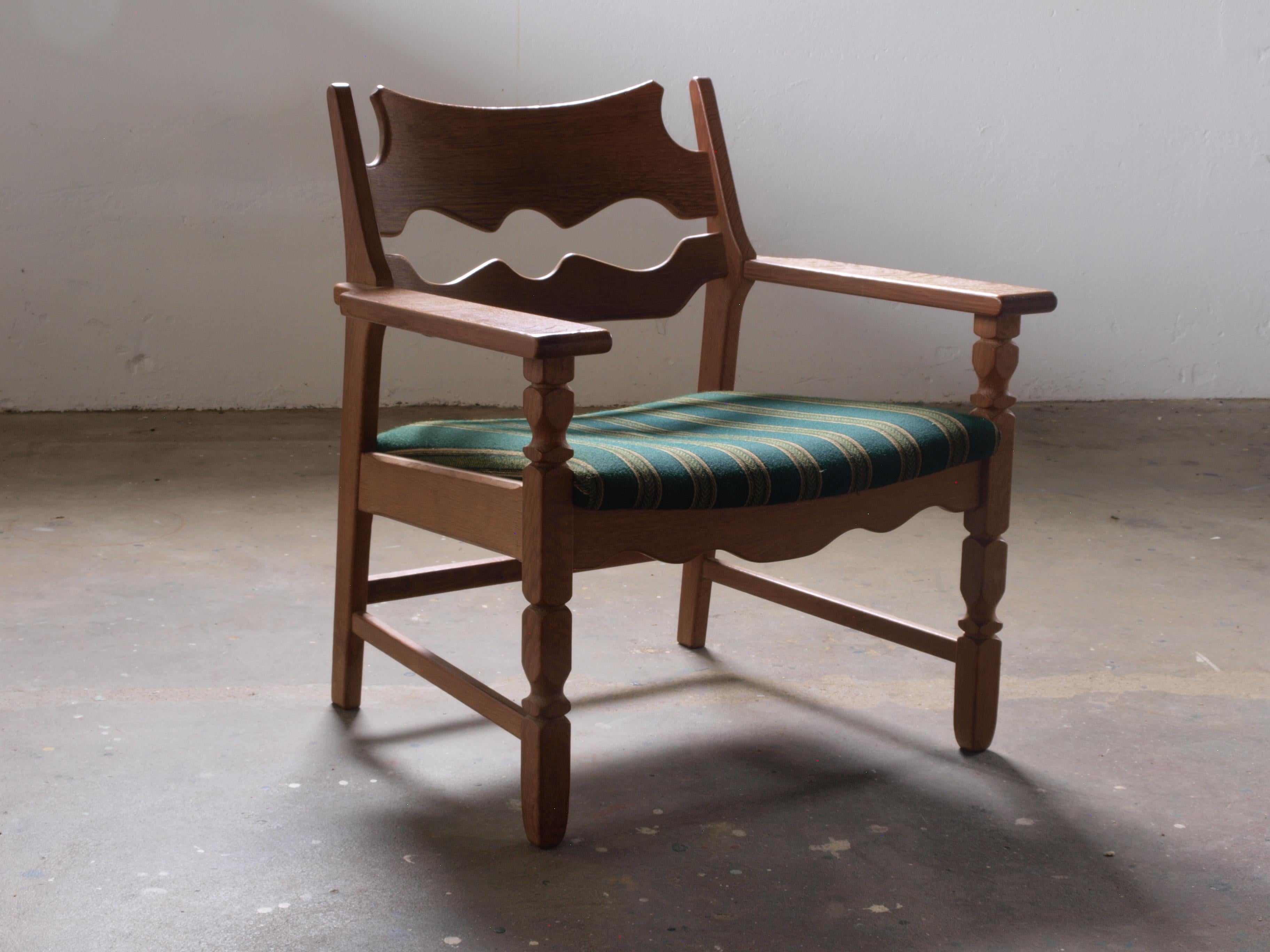 Razorblade Dänischer Brutalistischer Loungesessel Henning Kjærnulf, 1960er Jahre Dänisch im Angebot 8