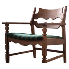 Razorblade Chaise longue danoise brutaliste Henning Kjærnulf, 1960s Danois