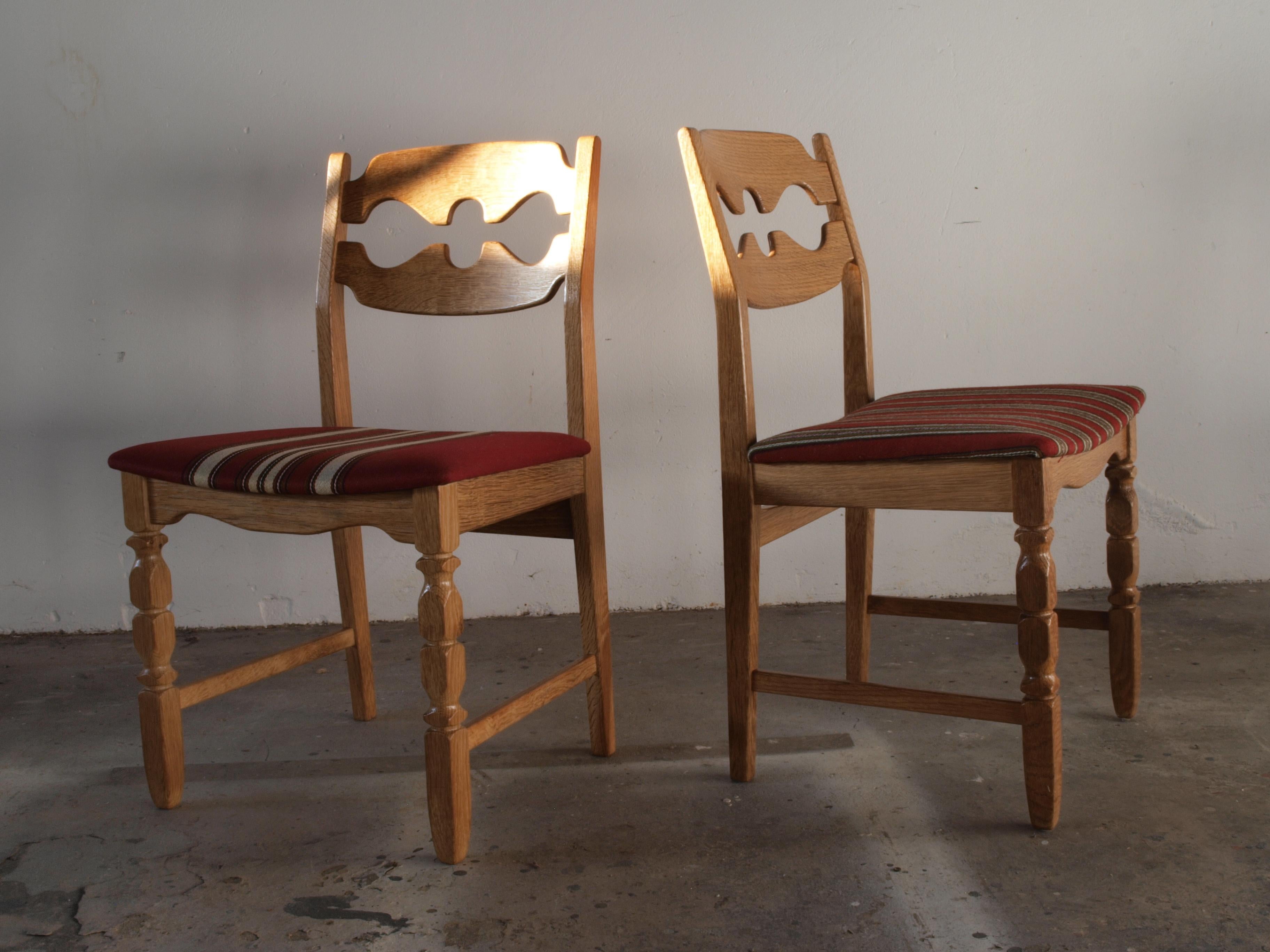 Razorblade Dining Chairs by Henning Kjærnulf for Nyrup Furniture Factory, 1960s For Sale 3