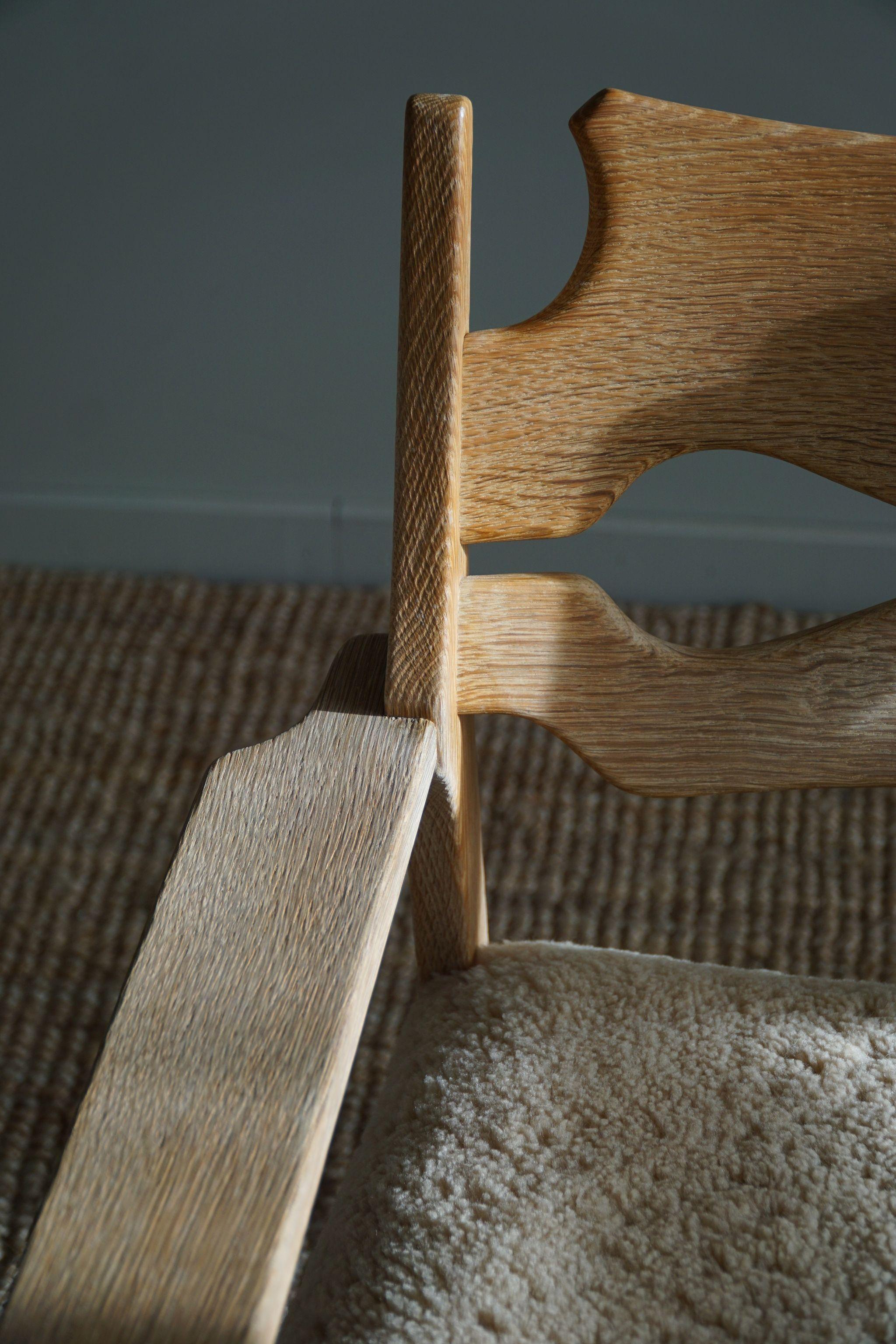 Razorblade Lounge Chair by Henning Kjærnulf, Danish Mid Century Modern, 1960s 4