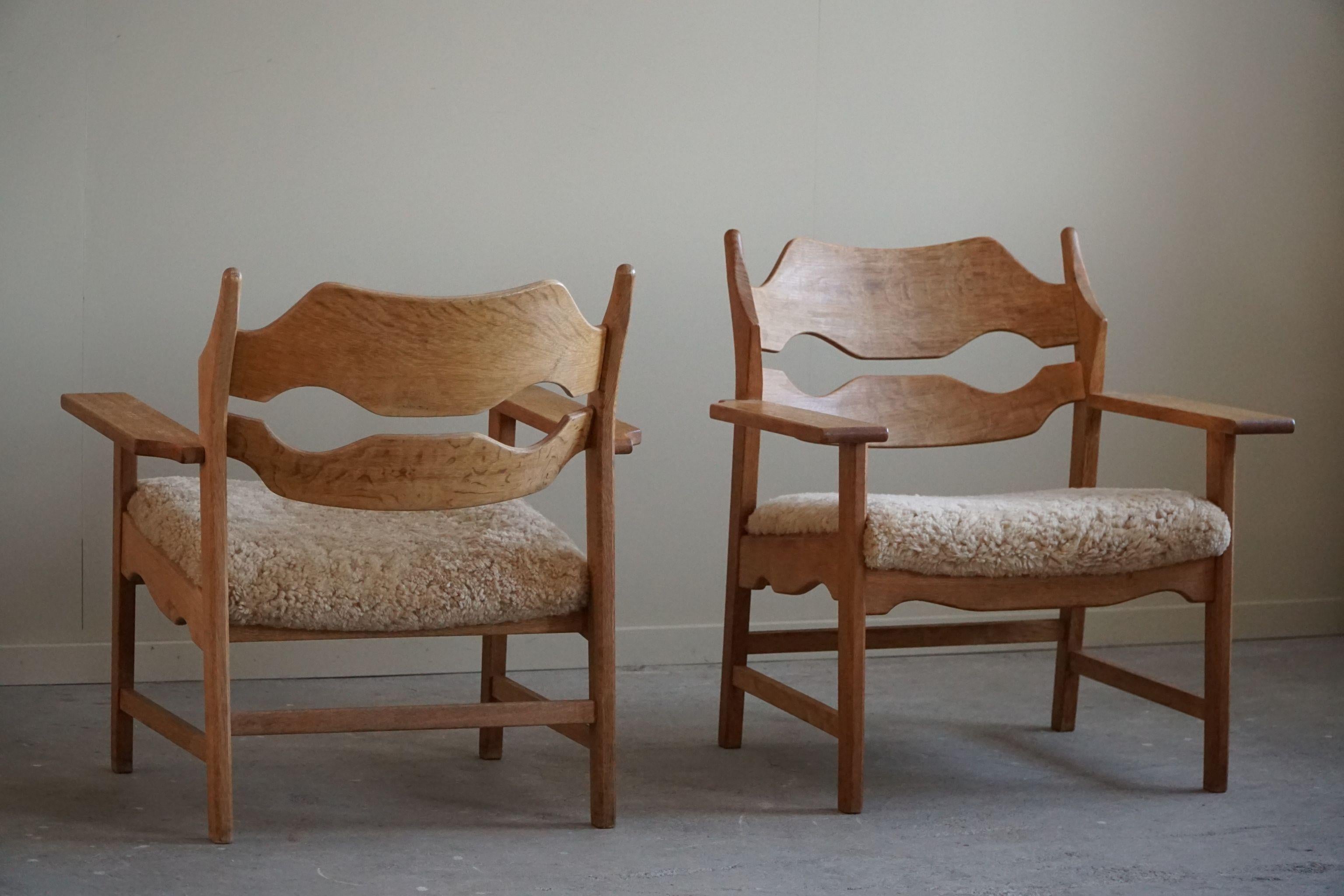 Razorblade Lounge Chair by Henning Kjærnulf, Danish Mid Century Modern, 1960s 4