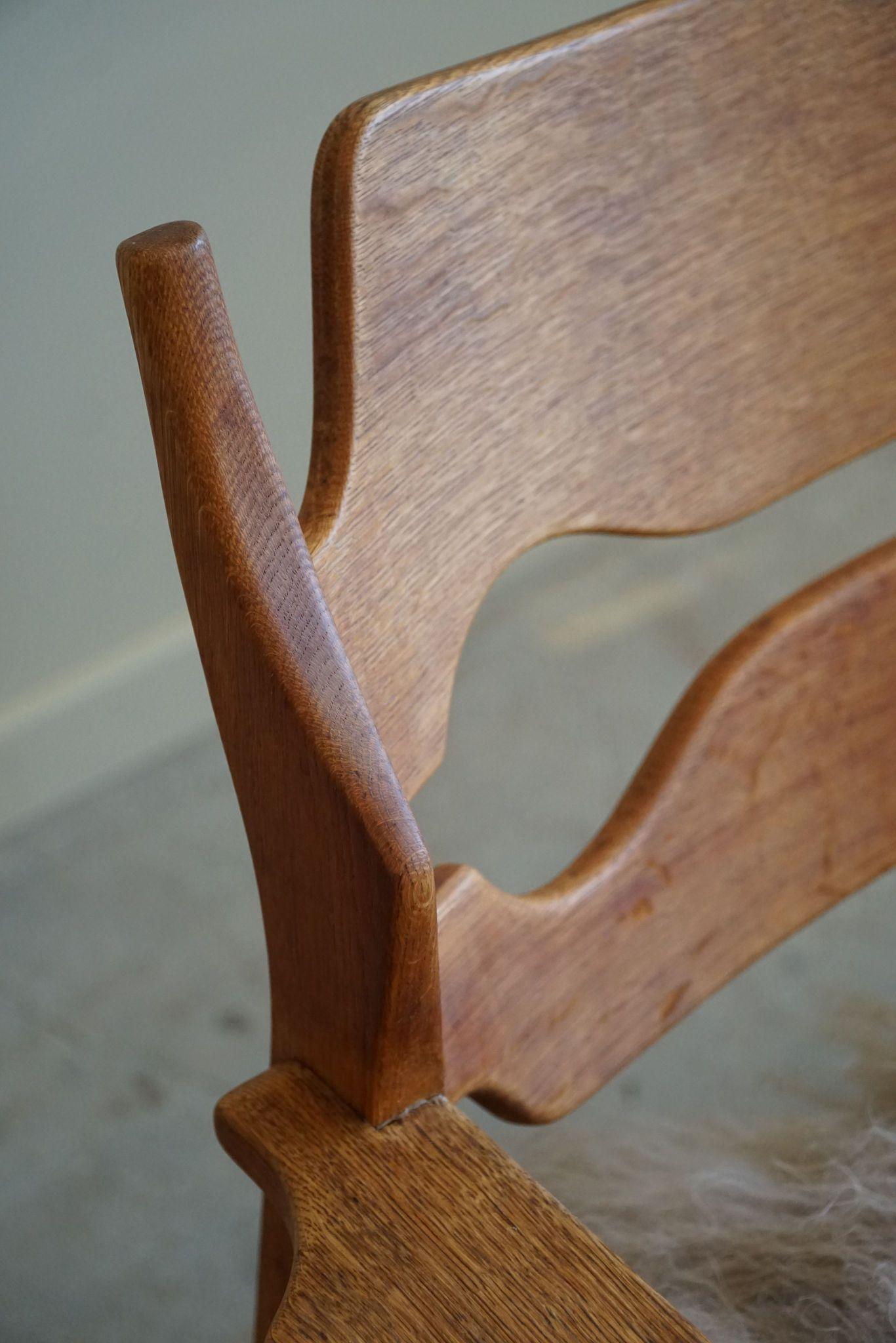Razorblade Lounge Chair by Henning Kjærnulf, Danish Mid Century Modern, 1960s For Sale 4