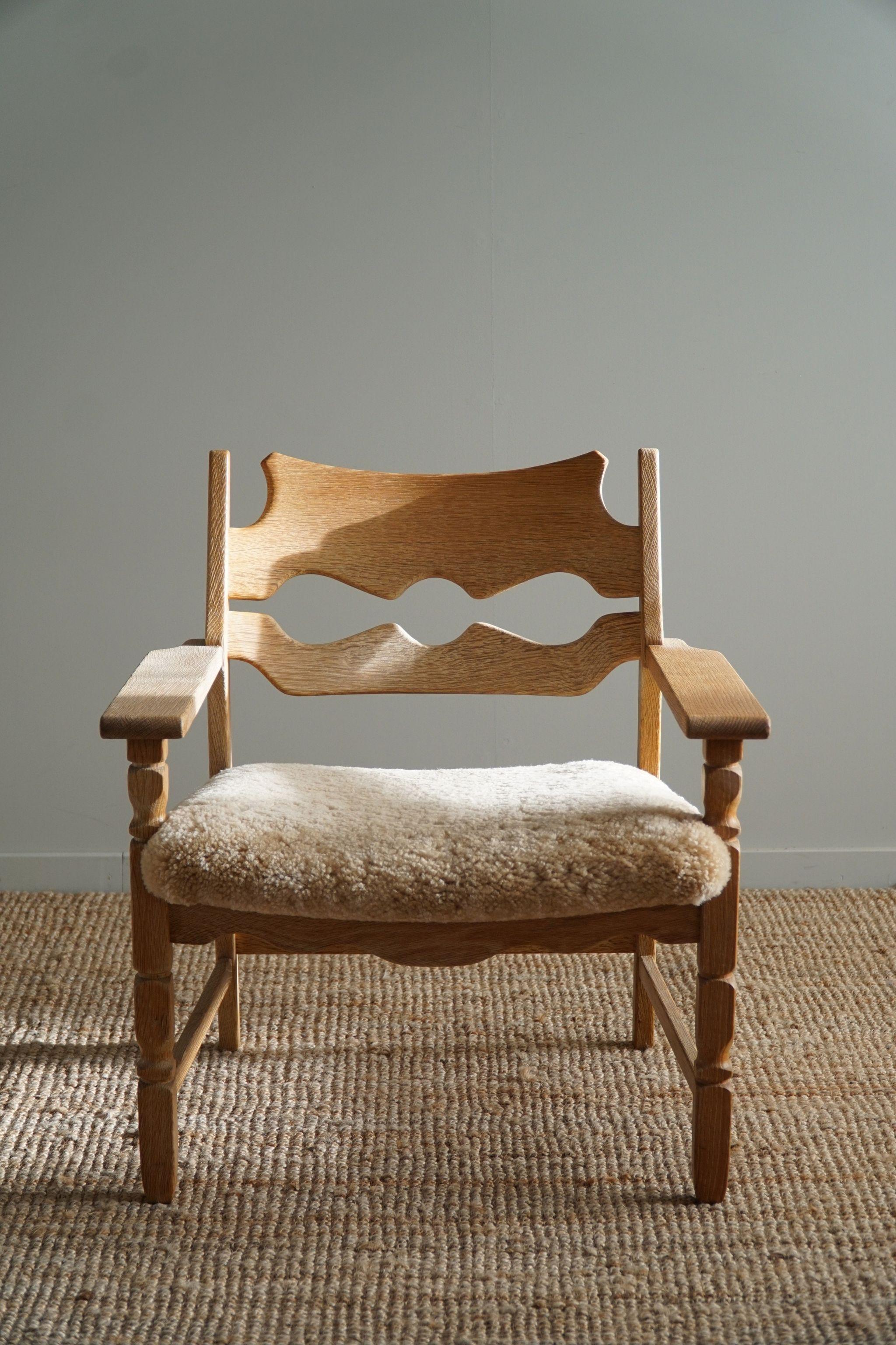 Razorblade Lounge Chair by Henning Kjærnulf, Danish Mid Century Modern, 1960s 5