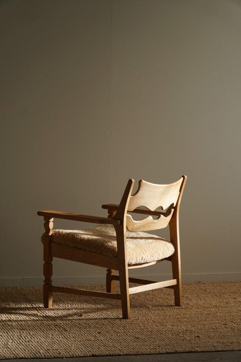 Razorblade Lounge Chair by Henning Kjærnulf, Danish Mid Century Modern, 1960s 7