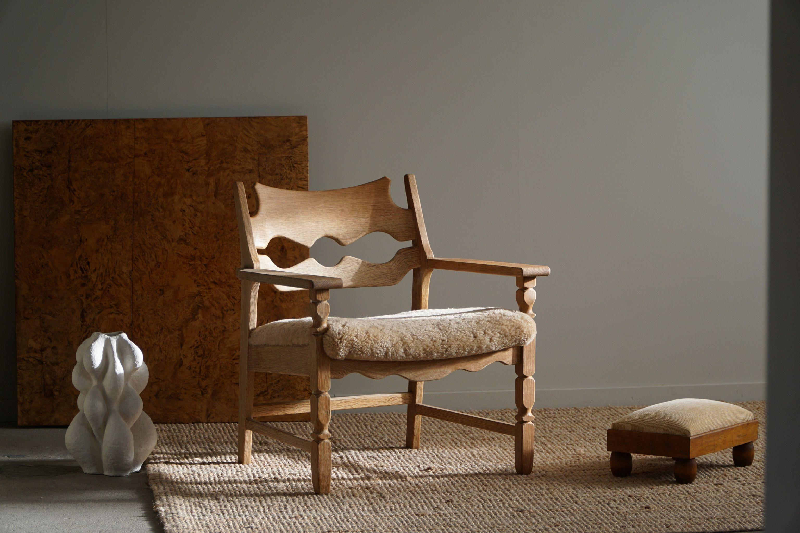Razorblade Lounge Chair by Henning Kjærnulf, Danish Mid Century Modern, 1960s 8