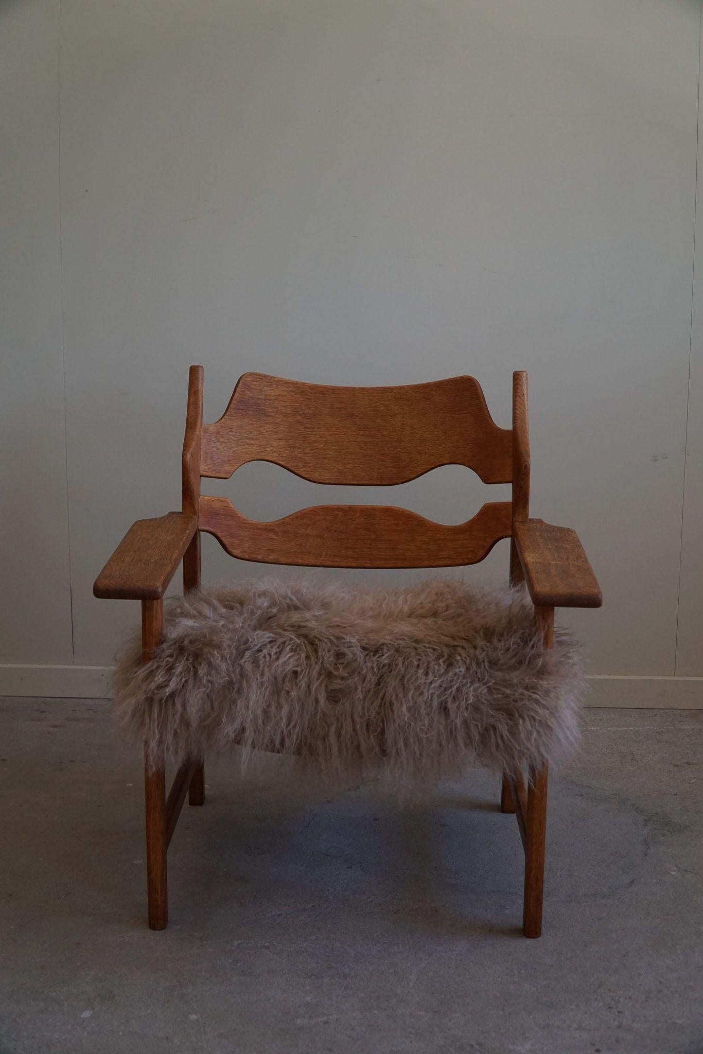 Razorblade Lounge Chair by Henning Kjærnulf, Danish Mid Century Modern, 1960s For Sale 10