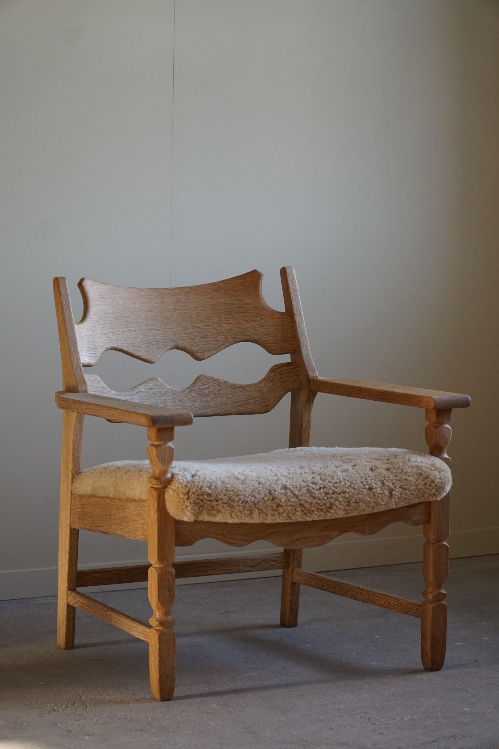 Razorblade Lounge Chair by Henning Kjærnulf, Danish Mid Century Modern, 1960s 3