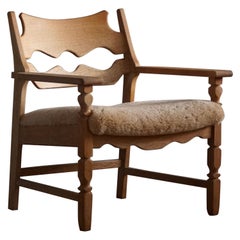 Razorblade Lounge Chair by Henning Kjærnulf, Danish Mid Century Modern, 1960s