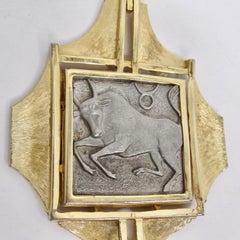 RAZZA Ciondolo Zodiac Taurus placcato in oro 18 carati