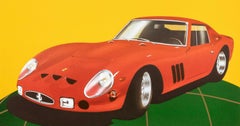 Razzia, 1994, Original Louis Vuitton Klassisches Autoplakat, Ferrari 250 GT0