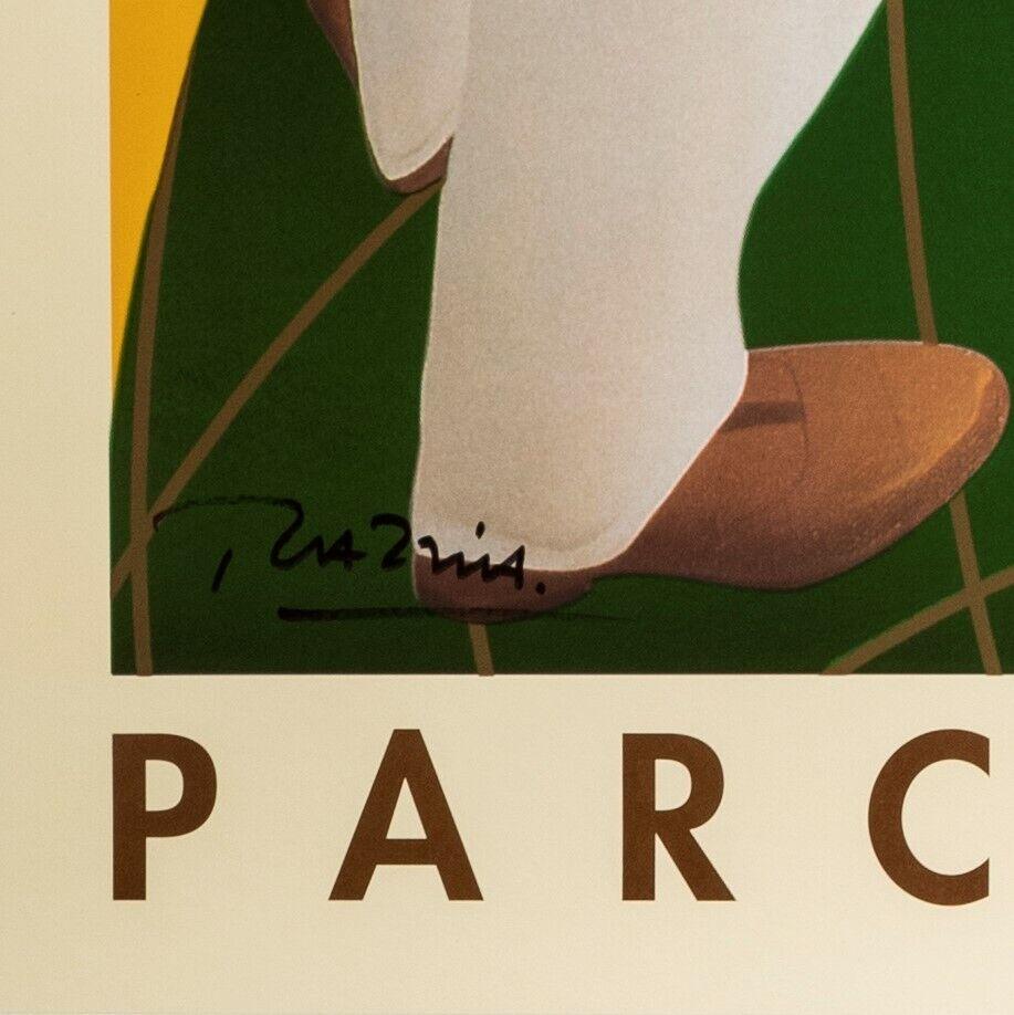 French Razzia, 1994, Original Louis Vuitton Classic Car Poster, Ferrari 250 GT0