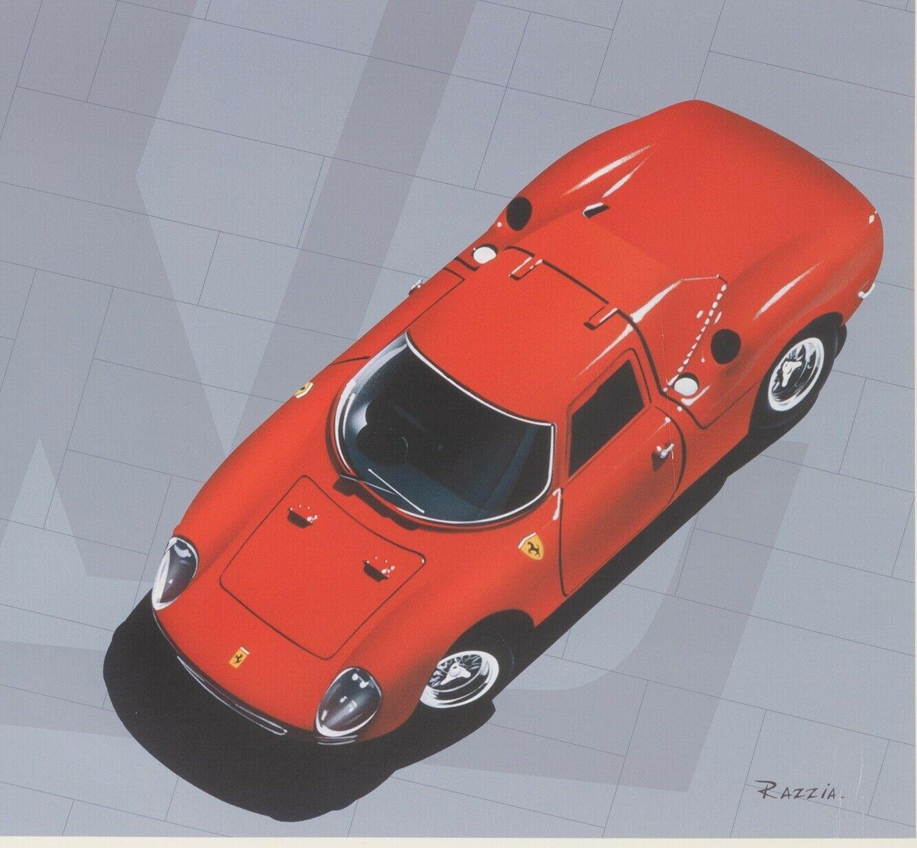 Modern Razzia, 2000, Original Louis Vuitton Classic Car Poster, Ferrari 330