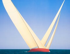 Razzia, 2002, Original Louis Vuitton Cup Sailing Poster, Auckland New Zealand