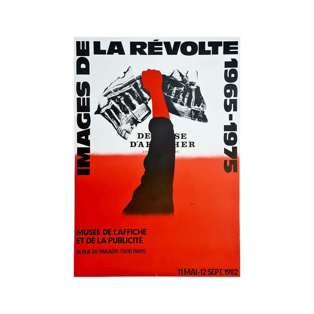Exhibition poster for the Musée de l'affiche et de la publicité, featuring images from the 1965-1975 revolt, including the events of May '68.

Razzia is one of the few graphic artists who can legitimately be called a 