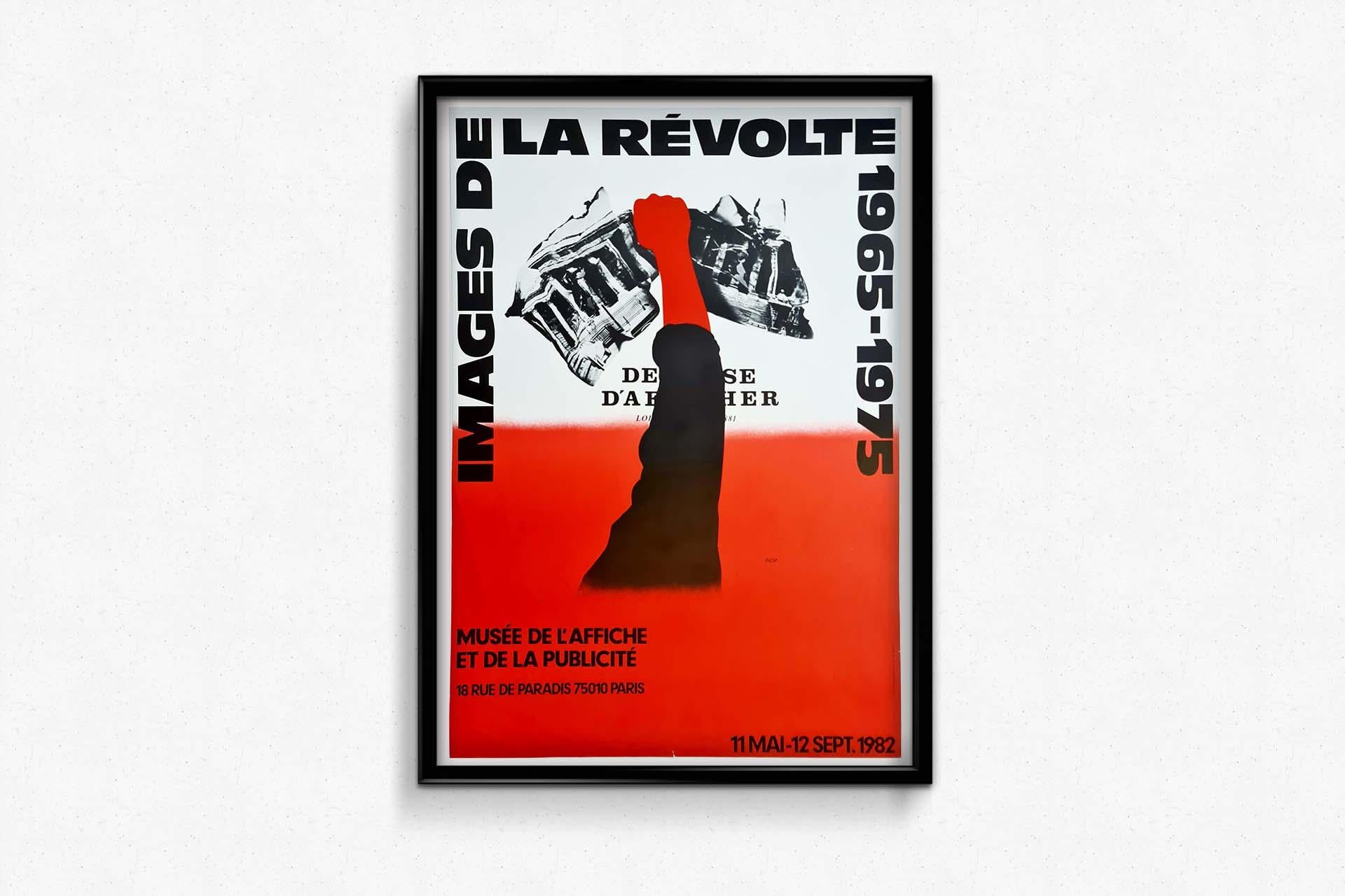 1982 Original poster by Razzia -  May 68 Images of revolt For Sale 2