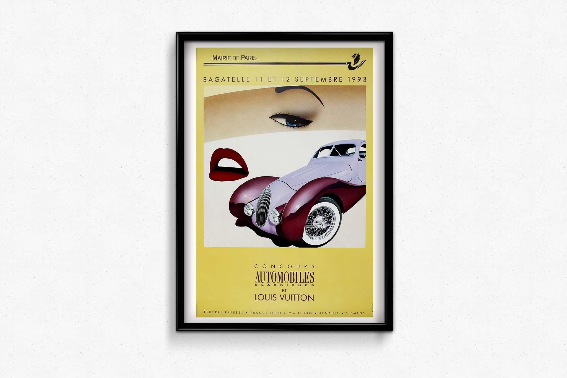 Crafted by the esteemed French graphic artist Gérard Courbouleix–Dénériaz, renowned as Razzia, the original 1993 poster 