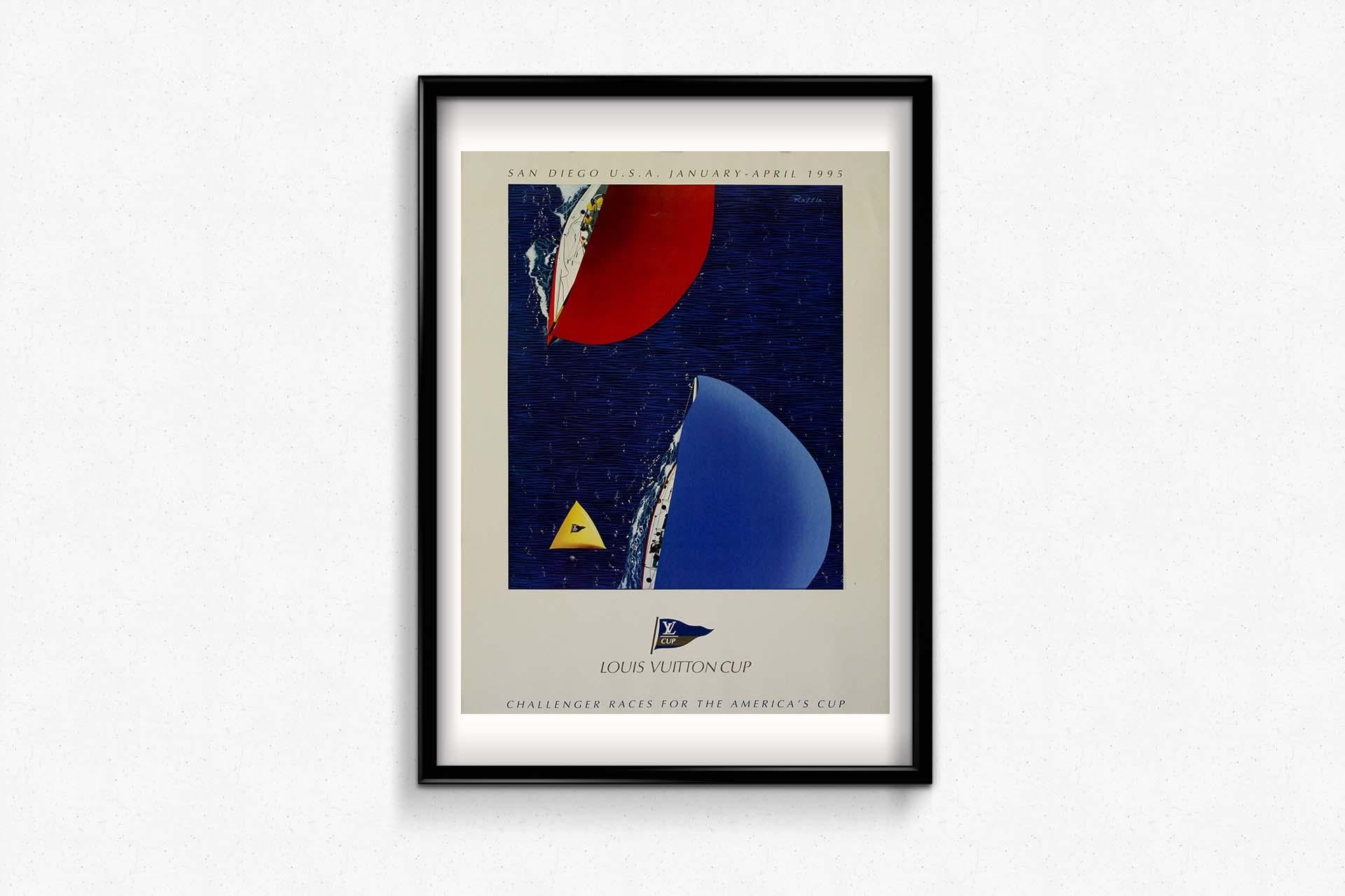 1995 original poster Louis Vuitton Cup: Challenger Races for the America’s Cup For Sale 2