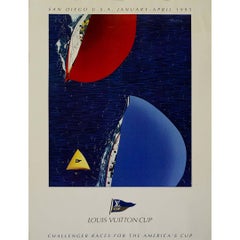 1995 original poster Louis Vuitton Cup: Challenger Races for the America’s Cup