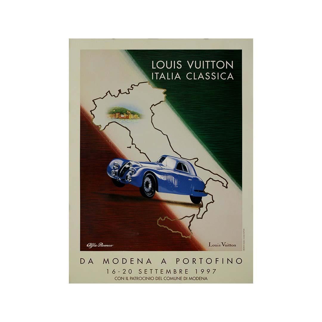 1997 original poster Louis Vuitton Italia Classica by Razzia For Sale 2