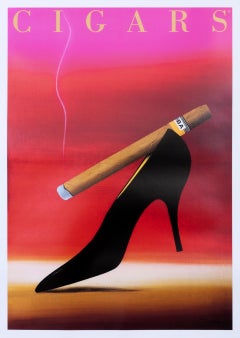 "Cigars" - Razzia French Vintage Shoe Poster (medium format) 