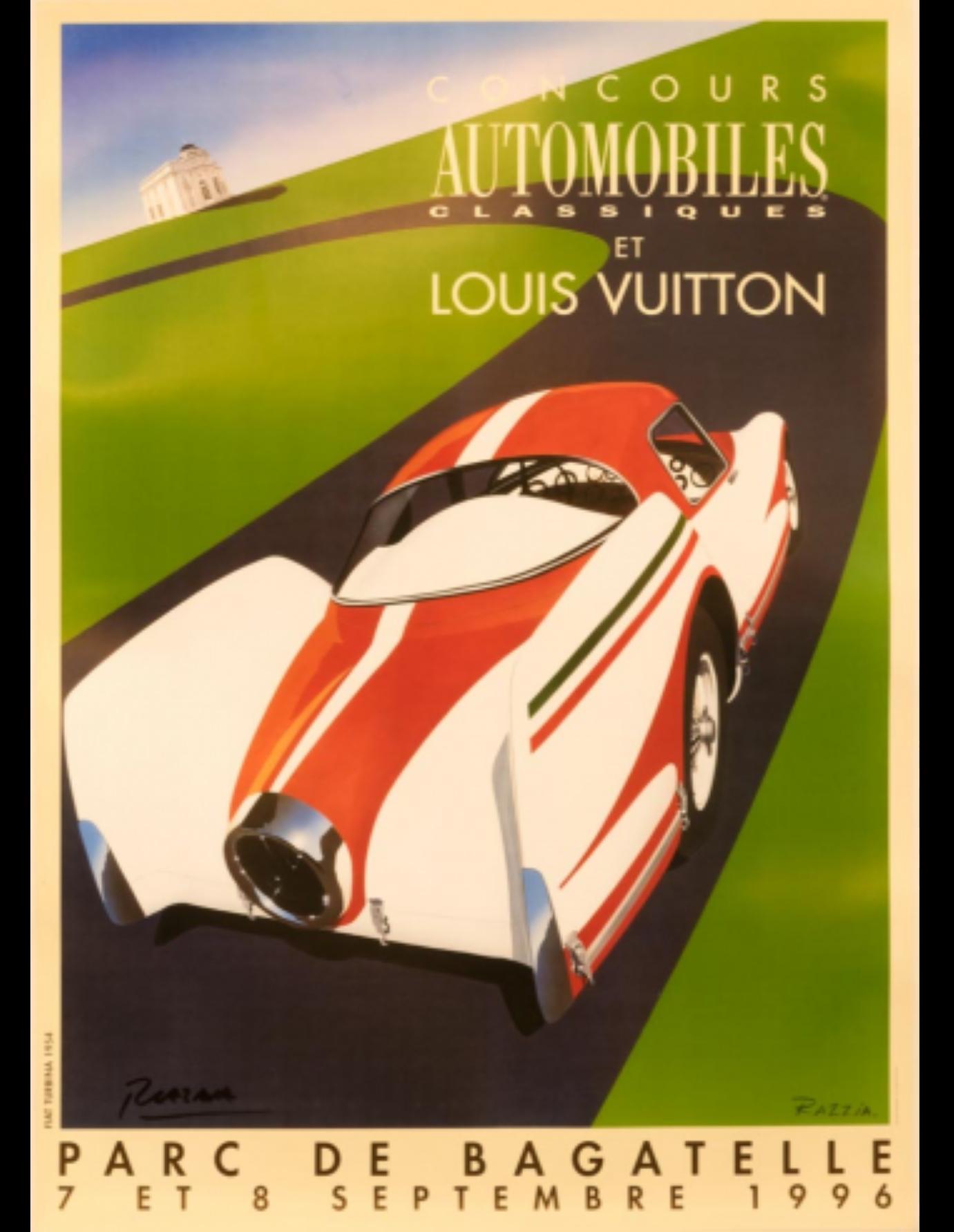 Louis Vuitton Bagatelle 1996 hand signed original By Razzia (Gerard Courbouleix)